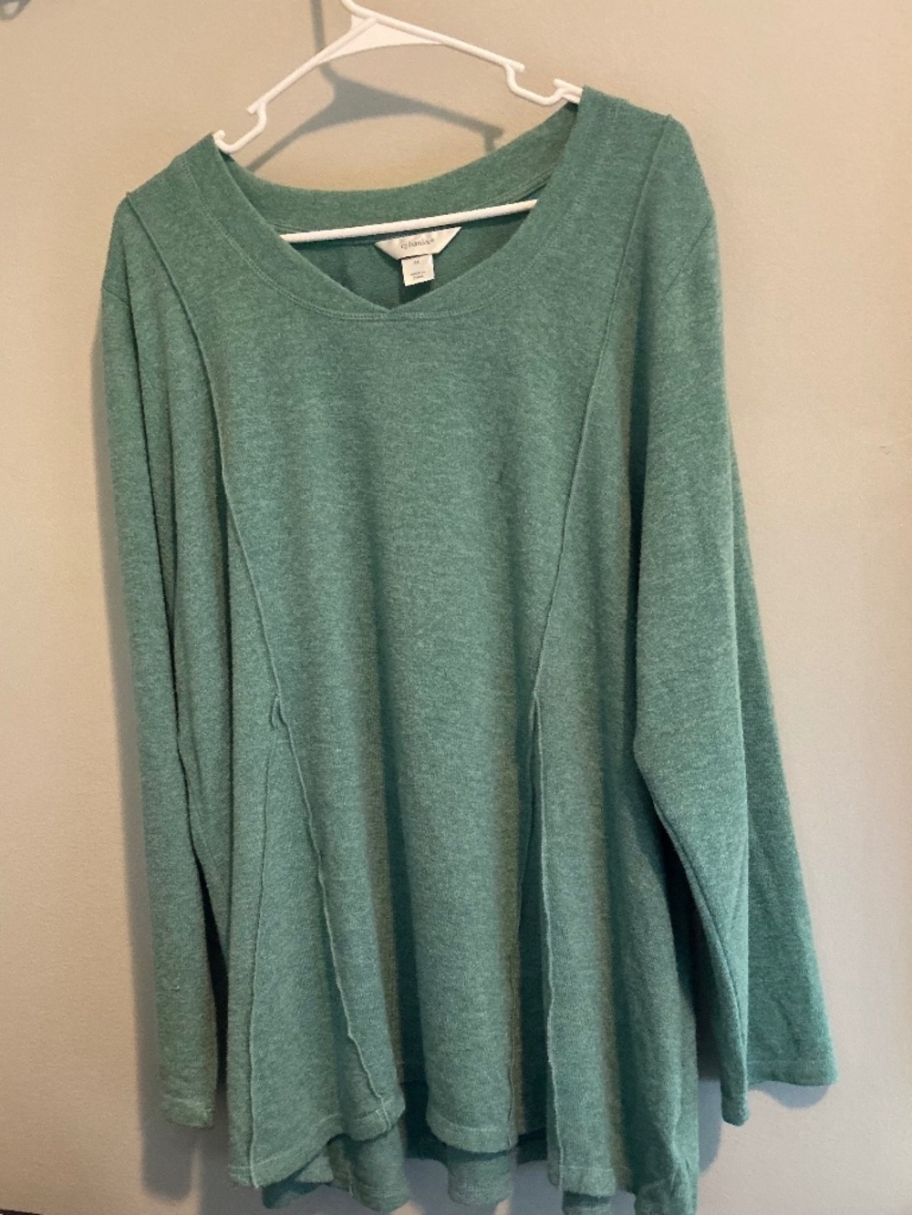 PLus Size Light Green Sweater